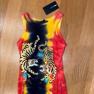BRAND NEW!! Fashion nova tie dye dress